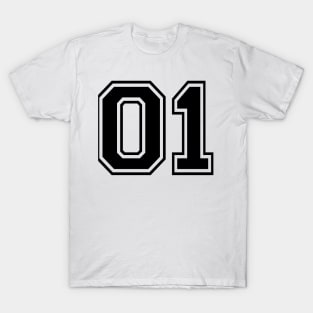 Team Number 01 T-Shirt